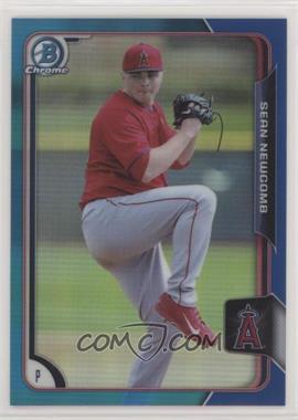 2015 Bowman Chrome - Prospects - Blue Refractor #BCP182 - Sean Newcomb /150