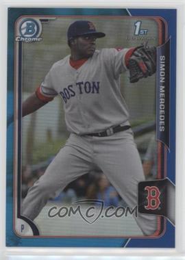 2015 Bowman Chrome - Prospects - Blue Refractor #BCP215 - Simon Mercedes /150