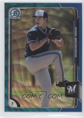 2015 Bowman Chrome - Prospects - Blue Wave Refractor #BCP168 - Kodi Medeiros