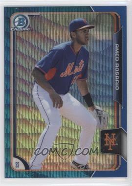 2015 Bowman Chrome - Prospects - Blue Wave Refractor #BCP231 - Amed Rosario