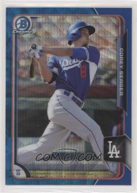 2015 Bowman Chrome - Prospects - Blue Wave Refractor #BCP250 - Corey Seager