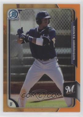 2015 Bowman Chrome - Prospects - Orange Refractor #BCP206 - Monte Harrison /25