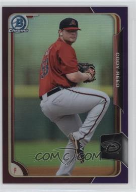 2015 Bowman Chrome - Prospects - Purple Refractor #BCP233 - Cody Reed /250