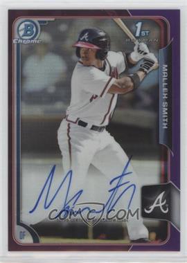 2015 Bowman Chrome - Prospects Autographs - Purple Refractor #BCAP-MS - Mallex Smith /250