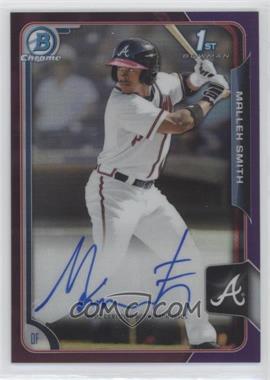 2015 Bowman Chrome - Prospects Autographs - Purple Refractor #BCAP-MS - Mallex Smith /250