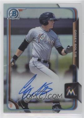 2015 Bowman Chrome - Prospects Autographs - Refractor #BCAP-CS - Casey Soltis /499