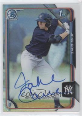 2015 Bowman Chrome - Prospects Autographs - Refractor #BCAP-JC - Jake Cave /499