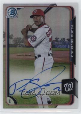 2015 Bowman Chrome - Prospects Autographs - Refractor #BCAP-PS - Pedro Severino /499 [EX to NM]