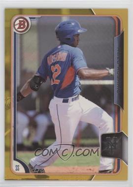 2015 Bowman Draft - [Base] - Gold #163 - Amed Rosario /50