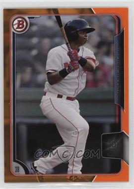 2015 Bowman Draft - [Base] - Orange #106 - Rafael Devers /25