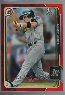 2015 Bowman Draft - [Base] - Red #119 - Mikey White /5 [Noted]