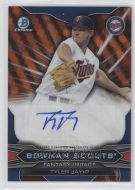 2015 Bowman Draft - Bowman Scouts Fantasy Impact Refractor - Orange Autographs #BSI-TJ - Tyler Jay /25