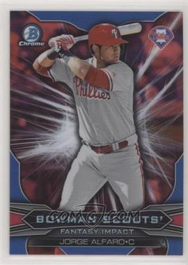 2015 Bowman Draft - Bowman Scouts Fantasy Impact Refractor - Red #BSI-JA - Jorge Alfaro /5