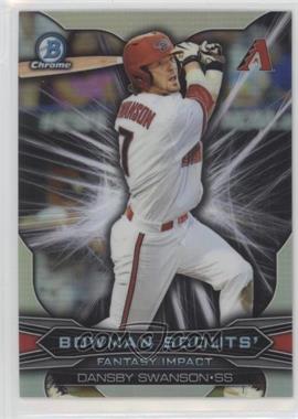 2015 Bowman Draft - Bowman Scouts Fantasy Impact Refractor #BSI-DS - Dansby Swanson