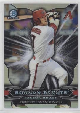 2015 Bowman Draft - Bowman Scouts Fantasy Impact Refractor #BSI-DS - Dansby Swanson