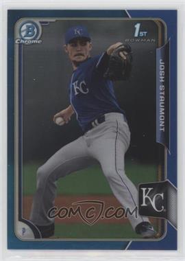 2015 Bowman Draft - Chrome - Blue Refractor #144 - Josh Staumont /150