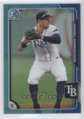 2015 Bowman Draft - Chrome - Blue Refractor #175 - Daniel Robertson /150