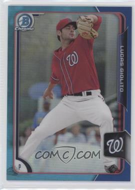 2015 Bowman Draft - Chrome - Blue Refractor #39 - Lucas Giolito /150