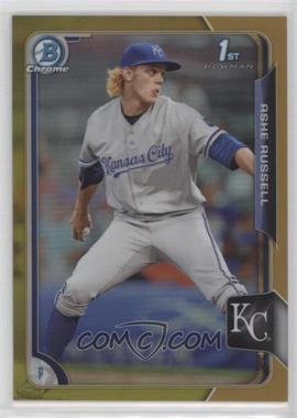 2015 Bowman Draft - Chrome - Gold Refractor #14 - Ashe Russell /50