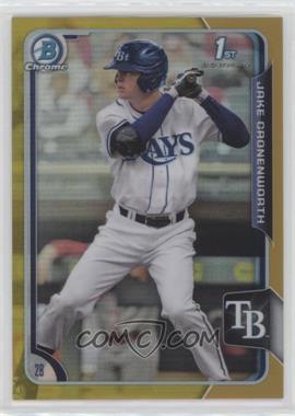 2015 Bowman Draft - Chrome - Gold Refractor #197 - Jake Cronenworth /50