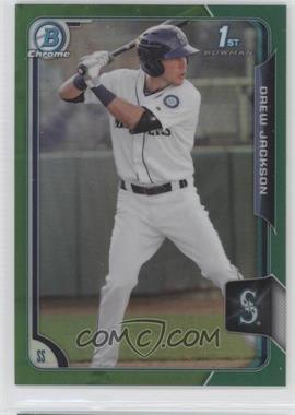 2015 Bowman Draft - Chrome - Green Refractor #149 - Drew Jackson /99