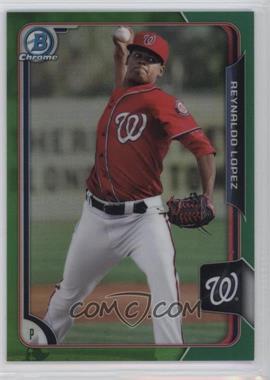 2015 Bowman Draft - Chrome - Green Refractor #168 - Reynaldo Lopez /99