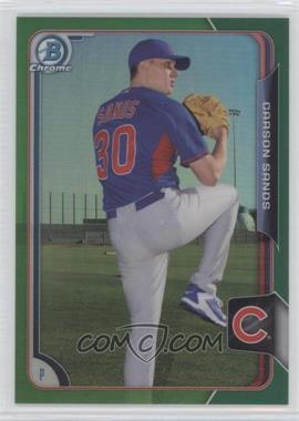 2015 Bowman Draft - Chrome - Green Refractor #190 - Carson Sands /99