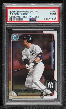 2015 Bowman Draft - Chrome - Refractor #150 - Aaron Judge [PSA 9 MINT]