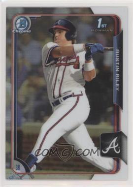 2015 Bowman Draft - Chrome - Refractor #157 - Austin Riley