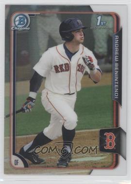 2015 Bowman Draft - Chrome - Refractor #182 - Andrew Benintendi