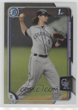 2015 Bowman Draft - Chrome - Refractor #200 - Brendan Rodgers