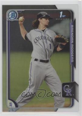 2015 Bowman Draft - Chrome - Refractor #200 - Brendan Rodgers