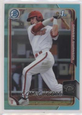 2015 Bowman Draft - Chrome - Sky Blue Refractor #1 - Dansby Swanson