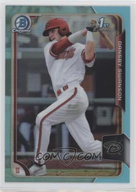 2015 Bowman Draft - Chrome - Sky Blue Refractor #1 - Dansby Swanson