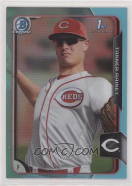 2015 Bowman Draft - Chrome - Sky Blue Refractor #155 - Tanner Rainey