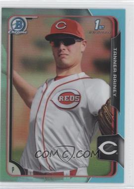 2015 Bowman Draft - Chrome - Sky Blue Refractor #155 - Tanner Rainey