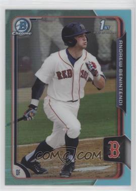 2015 Bowman Draft - Chrome - Sky Blue Refractor #182 - Andrew Benintendi