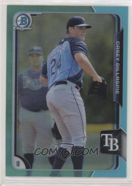 2015 Bowman Draft - Chrome - Sky Blue Refractor #4 - Casey Gillaspie