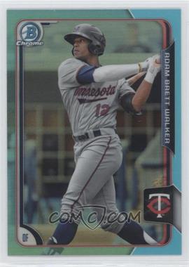 2015 Bowman Draft - Chrome - Sky Blue Refractor #48 - Adam Brett Walker