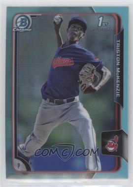 2015 Bowman Draft - Chrome - Sky Blue Refractor #96 - Triston McKenzie