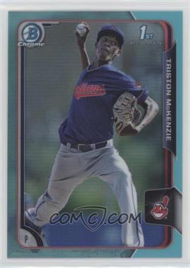 2015 Bowman Draft - Chrome - Sky Blue Refractor #96 - Triston McKenzie