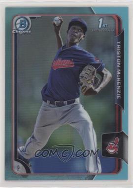 2015 Bowman Draft - Chrome - Sky Blue Refractor #96 - Triston McKenzie