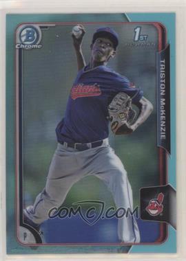 2015 Bowman Draft - Chrome - Sky Blue Refractor #96 - Triston McKenzie