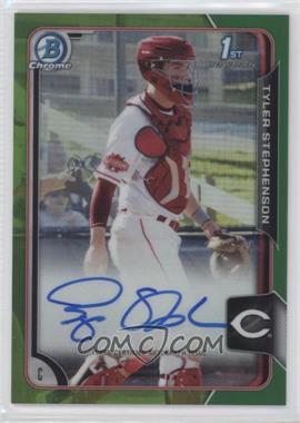 2015 Bowman Draft - Chrome Draft Pick Autographs - Green Refractor #BCA-TS - Tyler Stephenson /99