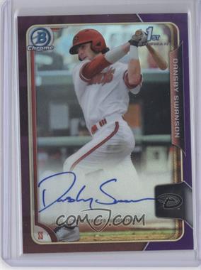 2015 Bowman Draft - Chrome Draft Pick Autographs - Purple Refractor #BCA-DS - Dansby Swanson /250