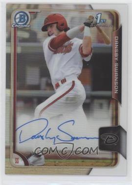 2015 Bowman Draft - Chrome Draft Pick Autographs - Refractor #BCA-DS - Dansby Swanson [EX to NM]