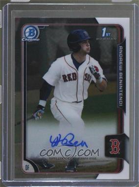 2015 Bowman Draft - Chrome Draft Pick Autographs #BCA-AB - Andrew Benintendi