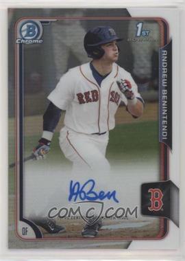 2015 Bowman Draft - Chrome Draft Pick Autographs #BCA-AB - Andrew Benintendi