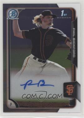 2015 Bowman Draft - Chrome Draft Pick Autographs #BCA-PB - Phil Bickford