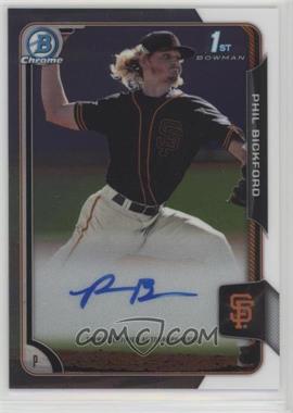 2015 Bowman Draft - Chrome Draft Pick Autographs #BCA-PB - Phil Bickford